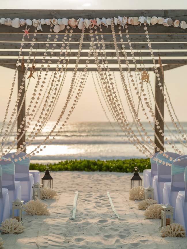 Outdoor Hanging Wedding Decor Ideas