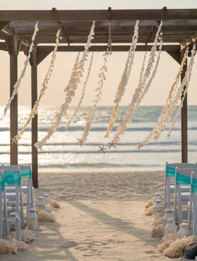 Outdoor Hanging Wedding Decor Ideas