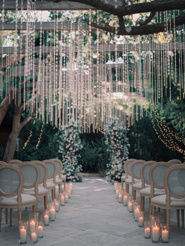 Outdoor Hanging Wedding Decor Ideas