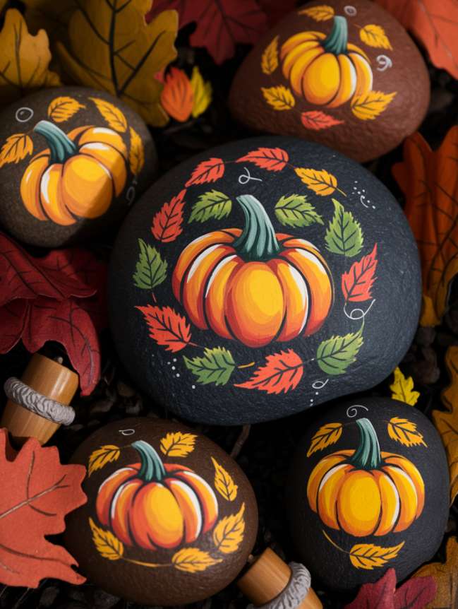 rock painting ideas for veggie garden