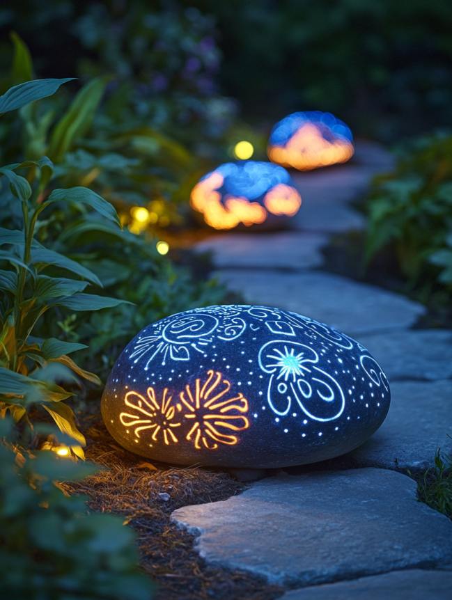 rock painting ideas for veggie garden