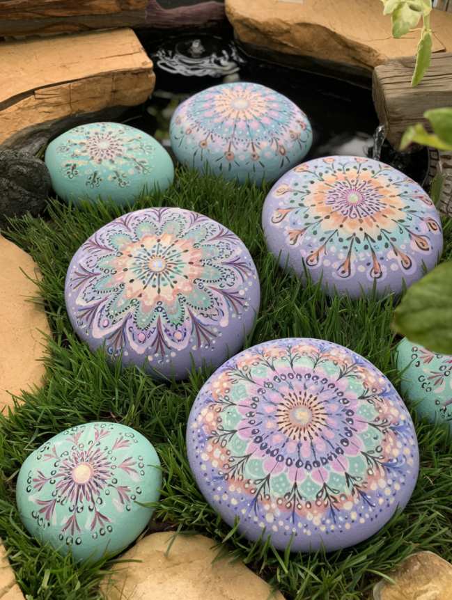 rock painting ideas for veggie garden