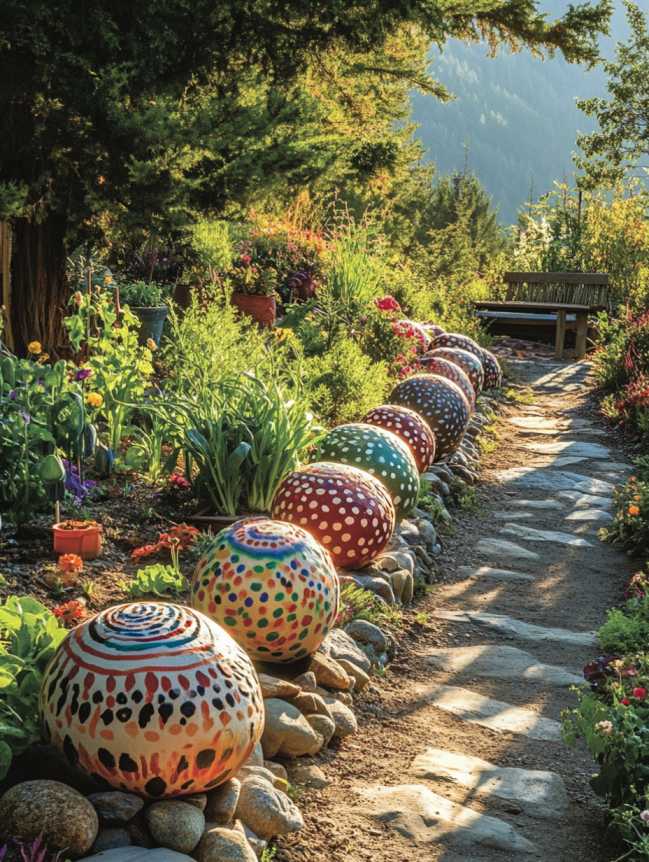 rock painting ideas for veggie garden