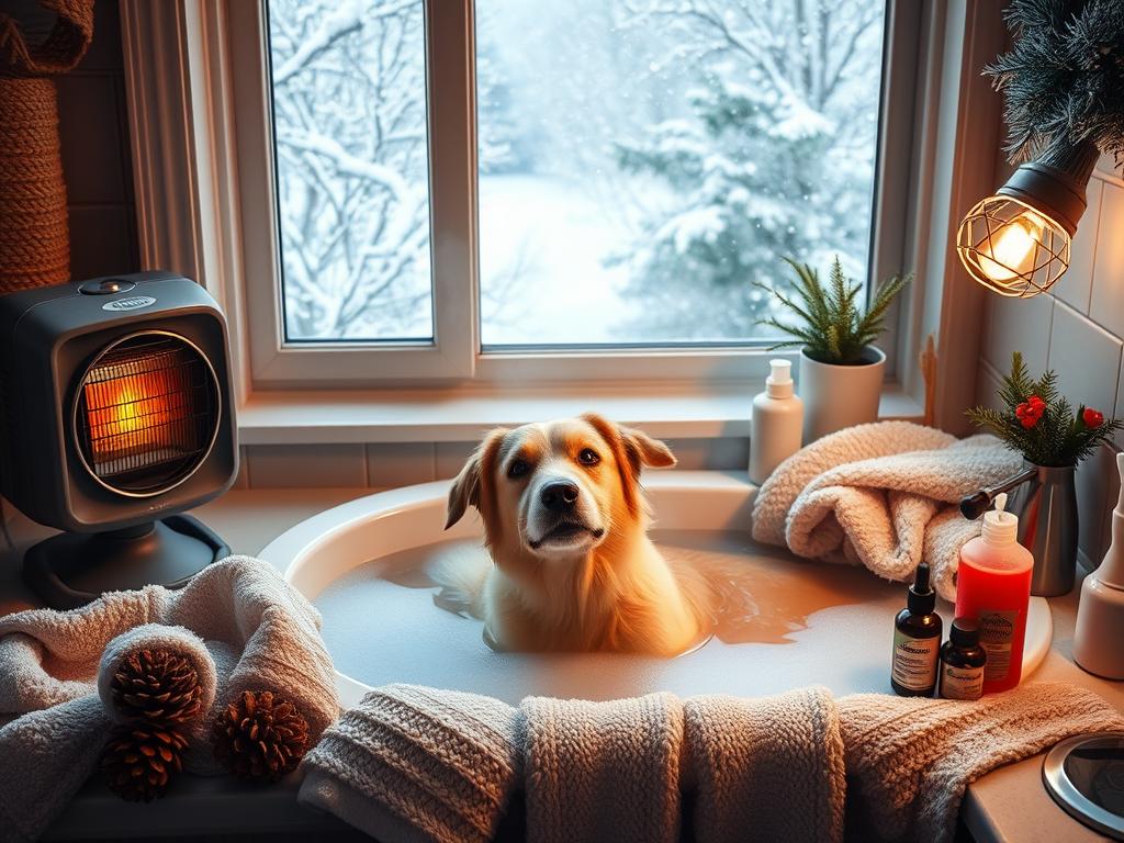 Winter Bathing Tips for Your Dog